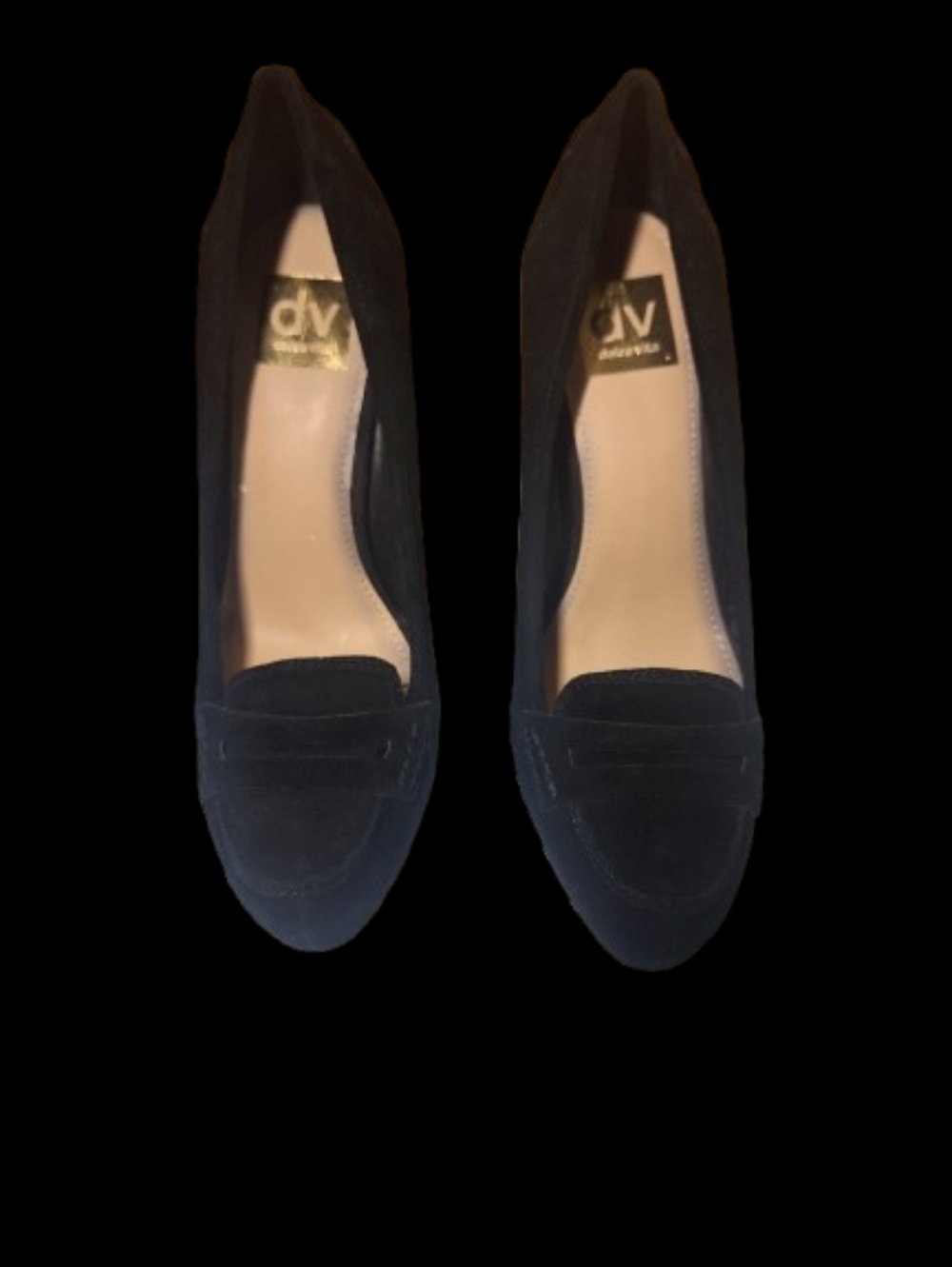 DV by Dolce Vita Black Suede 5" Heels Size 8 Used